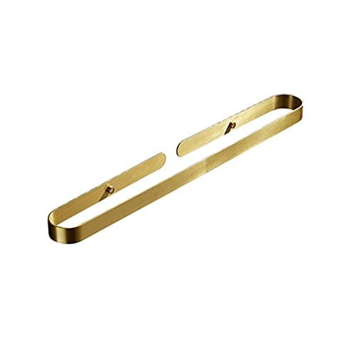 GLETSF Towel BarBath Towel Bar Single-Pole Nordic Hotel Slippers Holder, Brush Gold Toilet Towel Hanging Aluminum Towel Pole Hardware Pendant Towel Holder,Gold-40cm — view 6