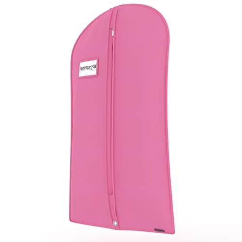 Hangerworld 38 Inch Pink Breathable Girls Dress Garment Clothes Cover Zipped Bag for Dance Wear — view 3