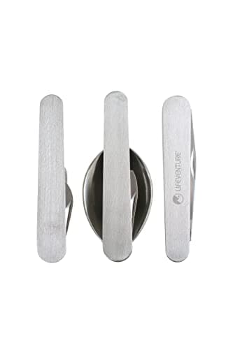 Lifeventure Stainless Steel Folding Cutlery Set for One — view 3