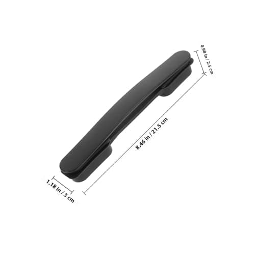 2pcs Black Plastic Luggage Handle Grip Replacement for Suitcase Repair — view 2
