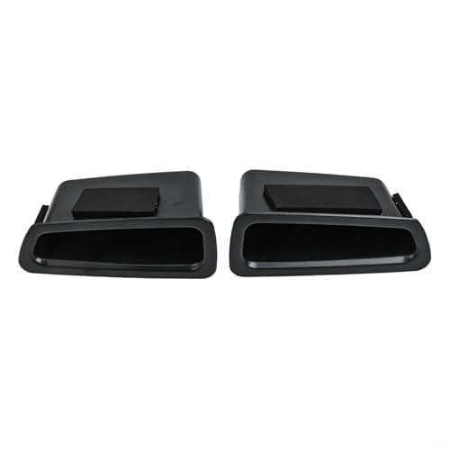 Black ABS Plastic Car Door Pocket Organizer Tray Set
