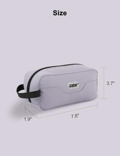 GOX Travel Toiletry Bag Dopp Kit Case for Men Multifunction Packing Organizer Pouch (Lavender purple) — view 4