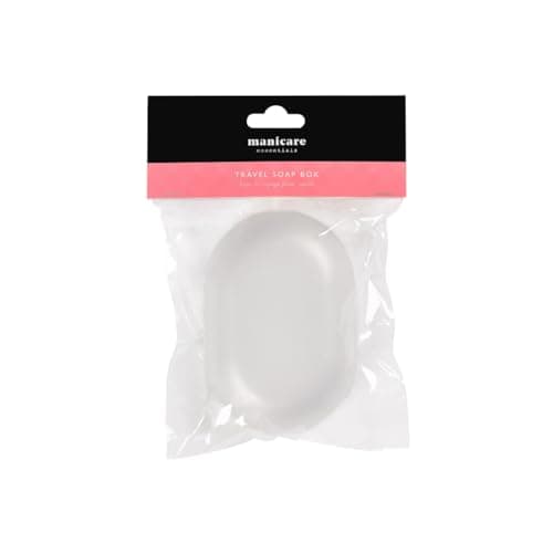 Manicare Travel Soap Case, Portable Soap Box, Frosted Plastic Container To Keep Soap Clean, Bathroom And Travel, Waterproof Soap Dish With Lid, Minimises Mess In Wash Bag, Shower And Bath Accessory — view 5