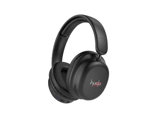 Hiudio HIANC 3011 Wireless Headphones with Active Noise Cancellation, Bluetooth V6.0, Collapsible Design – 27H Battery Life, Immersive Sound, Comfortable Fit (Black)