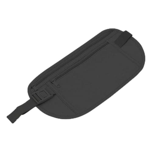 Travel Wallet: Money Belt, Concealed Pouch-Hidden Pouch Under Clothes Security Fanny -Travel Pack, Adjustable Feature