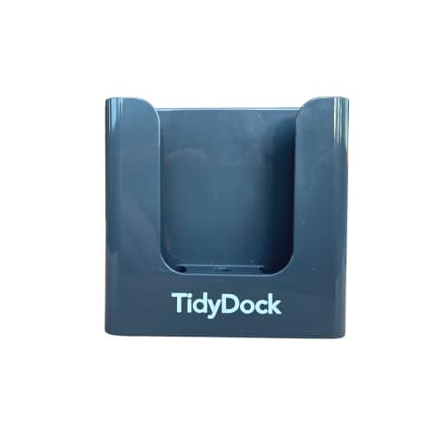 TidyDock, Super Neat Plug Mounted Docking station, charging station, for iPhone (all models) - Graphite — view 2