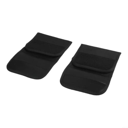 Tidgel Black Bicycle Pedal Cases Standard Size Fit — view 2