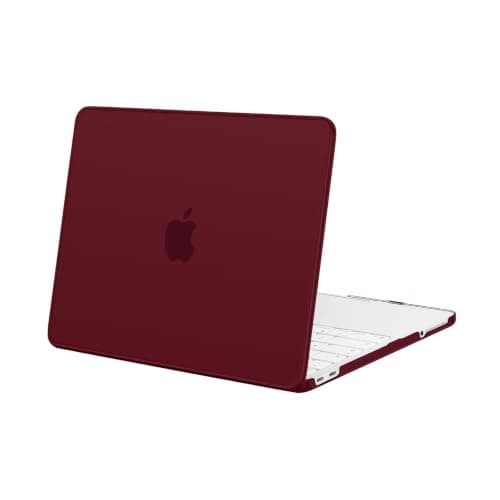 MOSISO Compatible with MacBook Neo Case 13 inch 2026, Burgundy