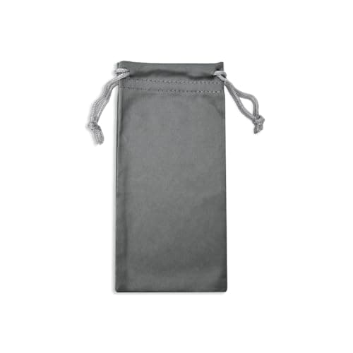 LICQIC Microfibre Sunglasses Soft Pouch, 1 Pcs Grey