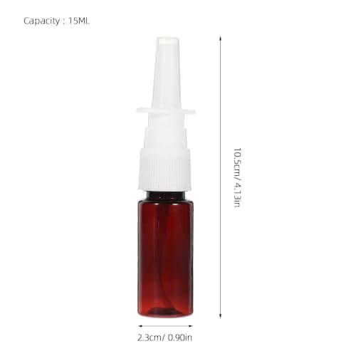 MUSISALY Plastic Fine Mist Spray Bottle 15ml Refillable, 10 Pack — view 2