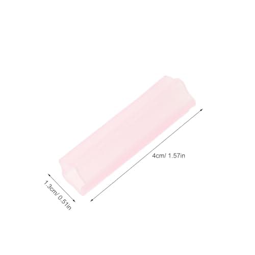 NIYANGLE 10 Pairs Silicone Nail Trimmer Sleeve Protector for Cuticle Scissors with Travel-Friendly Design and Multipurpose Use, Pink Covers for Family Gatherings and Travel — view 2