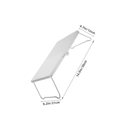 2pcs Portable Folding Mini Camping Table, Ultralight Aluminum Alloy — view 3