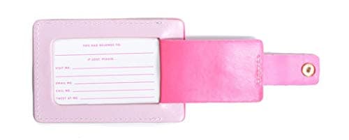 Ban.do Getaway Suitcase Tag for Travel, Durable Vegan Leather Luggage Identifier (I'm Outta Here) — view 2