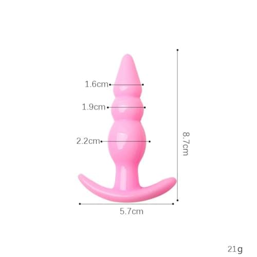 6-Pack Style A Pink Elastic Silicone Hip Trainer — view 5