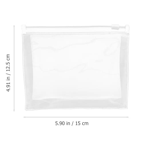 10pcs Travel Toiletry Bag PVC Cosmetic Bag for Camping Fitness Use — view 2