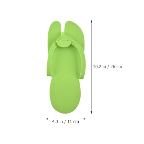 SOLUSTRE Disposable Spa Slippers Hotel Guest Footwear Beach Slippers Pedicure Slippers for Travel Home Salon Party Use Breathable Flip Flops Single Use — view 4