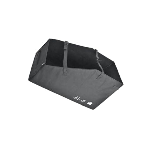 mophrati Easy To Folding Bike Travel Case Bike With Confidence Wherever Go Store Bicycle Safely Folding Storage Bag With Portable Handle Birthday Car Trunk Storage Box Oxford — view 4
