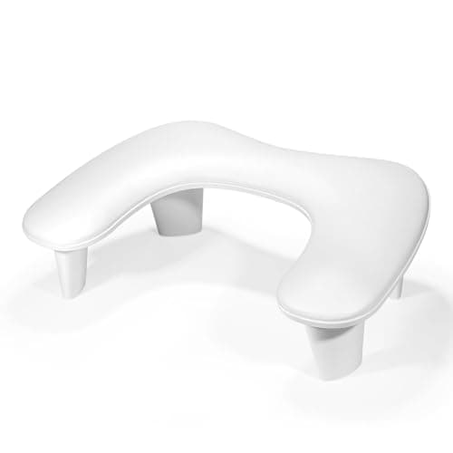 Nail Arm Rest Hand Pillow: U-Shape Manicure PU Leather Hand Rest for Salon