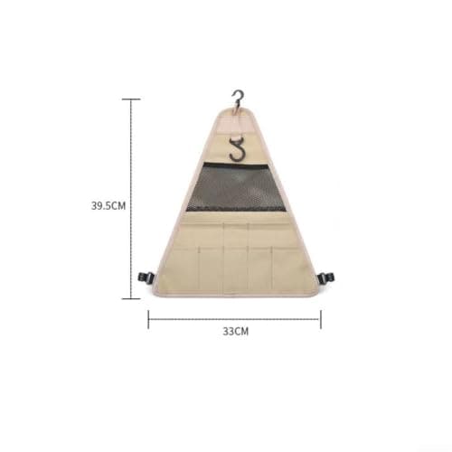 Outdoor Camping Storage Bag Multi-Pocket Hanging Organizer with — view 3