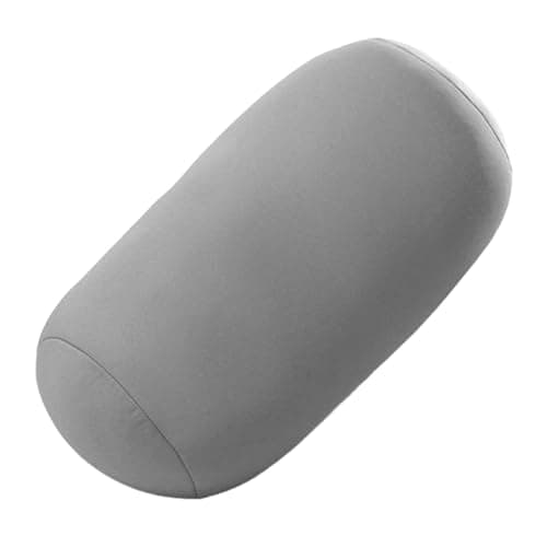 Microbead Bolster Tube Pillow Extra Soft Microbead Travel Neck Support Pillow Back HeadCushion Body Cushion Cylinder Bean Bag Throw Pillow Neck Arm Back Support For Plane Car Travel Recliner Sleeping — view 6