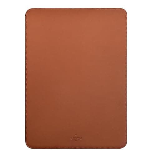 Comfyable Laptop Sleeve Precisely Compatible with 13 Inch Mac Air M5 2026 A3449 M4 M3 M2 M1 & MacBook Pro 13-in 2022-2016 & MacBook Neo A18, Faux Leather Cover Case, Brown
