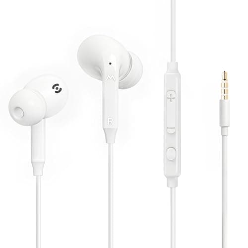 MAS CARNEY Wired Earphones for iPhone & Laptop, Passive Noise Isolation
