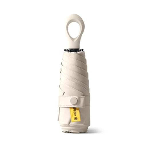 Lightweight folding rain umbrella travel size sun umbrella sunscreen foldable umbrella, d — view 5