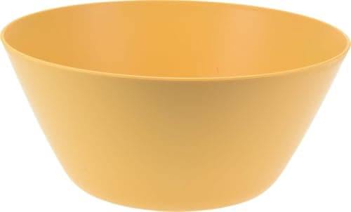 Envenzo Reusable Picnic Dinner Set for 4, 29 Piece Plastic Tableware Set with Plates, Bowls, Cups and Cutlery for Camping, Garden and Outdoor Dining, Yellow — view 4