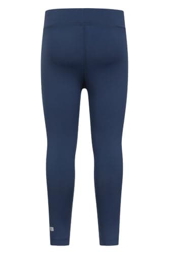 Mountain Warehouse Flick Flack Soft Touch Kids Leggings Navy 7-8y — view 3