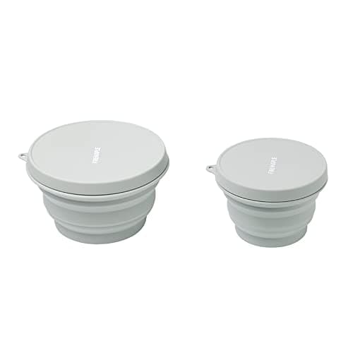 Fire-Maple Collapsible Camping Bowl | Portable Silicone Bowl with Lid | Hot-and-Cold Dinnerware for Backpacking Camping Travel Hiking (1000ml) — view 5