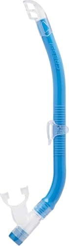 Cressi Moon Kid Snorkel Mask, Anti Splash Valve, Blue/Orange, Combo Set — view 4