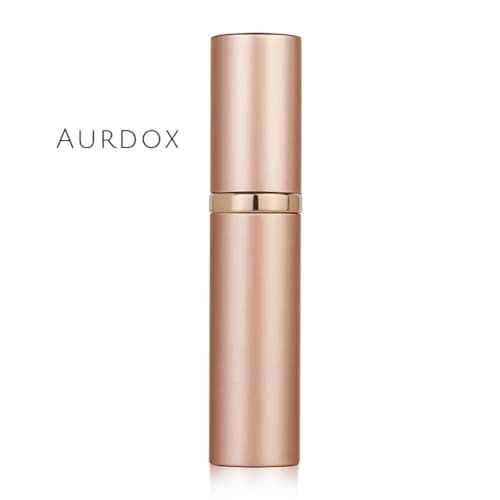 Perfume Atomiser, 5ml Refillable Travel Size Perfume Bottle, Leaking Proof, Bottom Pump without Funnel, elegant portalbe size for women and men, Rose Gold, — view 2