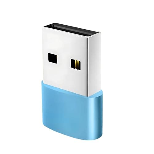 Betron USB to USB C Adapter, Compact Design, 3 Pack (Blue) — view 2