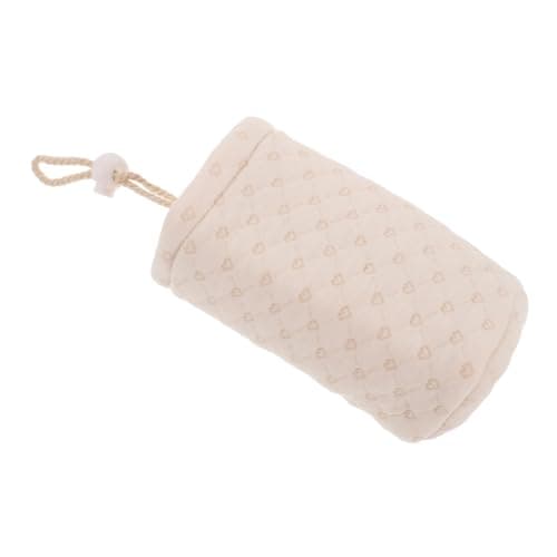 HAWILLOSCH Insulated Glass Baby Bottle Sleeve Warmer Cover Portable Thick Lamb Wool Baby Milk Bottle Protector Case for Travel and Nursery Use