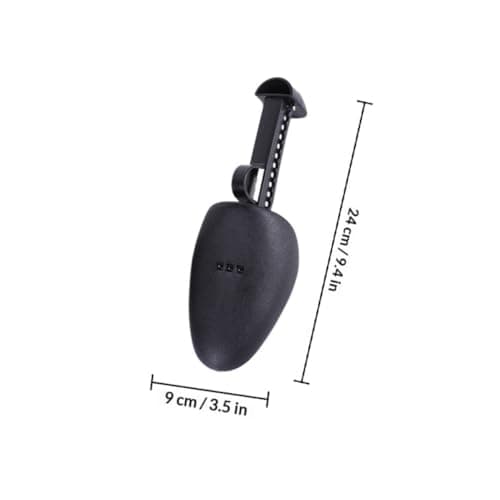 2 Pairs Adjustable Shoe Shaper Pair for Men Shoes, Pp Metal Plating — view 2