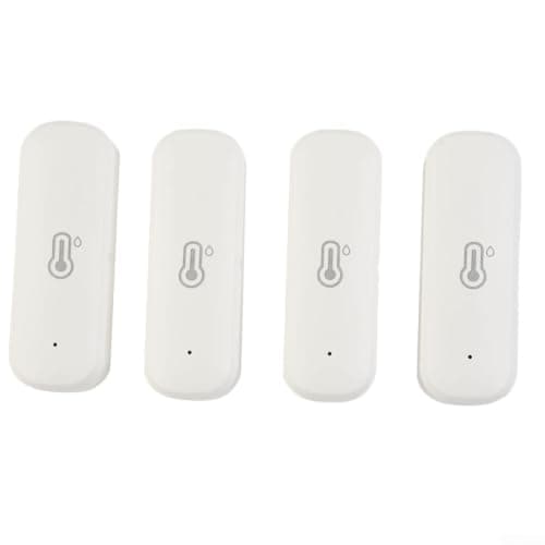 4 Pack Smart Temperature and Humidity Sensor for Tuya WiFi Wireless Thermometer Hygrometer Indoor Monitor with App -20C to 60C Range Compact Design for Home Greenhouse Baby Room Garage Cellar — view 4