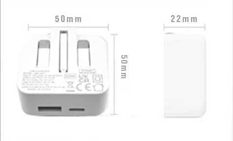 TheMax 3 Pin USB Type C and Type A Foldable UK Plug QC PD Replacement for iOSiphone Series,Tablet, Samsung Galaxy Series and Huawei 20W Charger — view 4