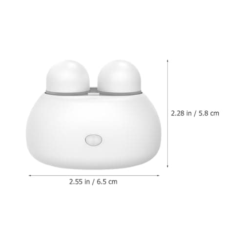 Automatic Lens Cleaner Electric Contact Lens Box Abs White — view 2