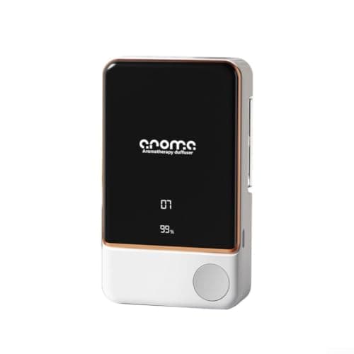 Portable Essential Oil Diffuser Smart App Controlled for battery Powered Scent Machine Adjustable Mist Modes for Bedroom Living Room Bathroom 9x5x13cm(A)