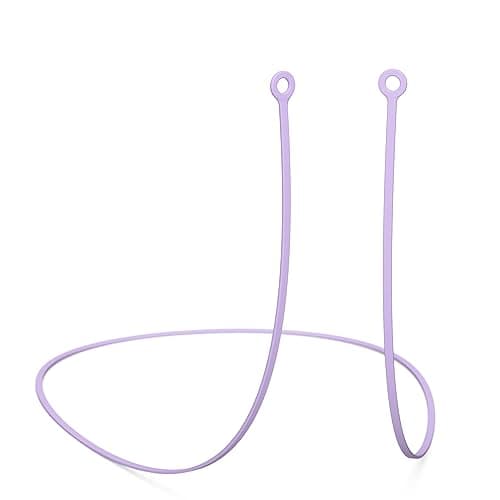 CURVD Earplug Lanyard, Soft Durable Flexible Premium Silicone Cord | Works with Most Earplugs w/Removable Tips Compatible with CURVD Everyday, Loop Quiet/Engage/Experience, Vibes and More - 26 Inches