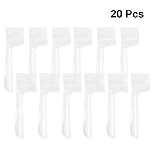 CALLARON Electric Toothbrush Head Cover 20 Pack Plastic Travel Caps — view 2