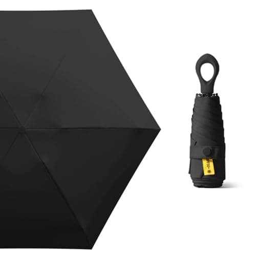 Lightweight folding rain umbrella travel size sun umbrella sunscreen foldable umbrella, d