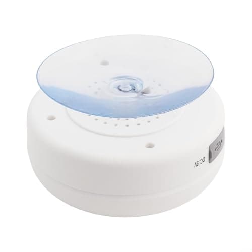IPX4 BT Shower Speaker with RGB Lights, Portable Wireless Speaker Built-in Mic for Outdoor Travel Party, 3W for MINI Speaker for Bathroom(White) — view 4