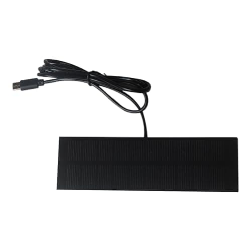 Solar Charger – Compact Foldable Sun Power Unit, Solar Charger Mobile Device Panel | Efficient Renewable Energy for Phones Camera Lantern Fan, Perfect Outdoor Camping Hiking Travel Car Fishing