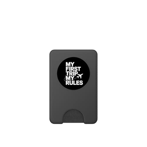 First Time Solo Traveler Explore Alone Brave Journey World PopSockets PopWallet for MagSafe — view 2