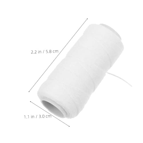 Facial Threading Hair Removal Cotton Thread Spool White — view 2
