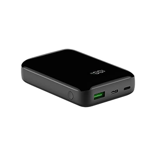 OKZU 5V 2A Power Bank for Gilet Vest Battery Pack, 10000mAh Packet Size LED Display Portable Charge for Heated Clothing, USB Heated Blanket, Coat