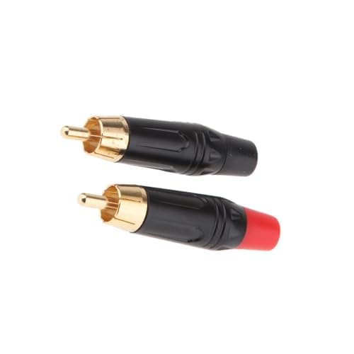 DSOUWEH Professional Grade Male Adapter Plug For Cable Connector Strong Alloy Shell Ensures Long Lasting Performance Male Socket Plug Connector Speaker Plugs — view 2