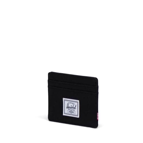 Herschel Ecosystem 600D Recycled Polyester Unisex Wallet - Black, RFID Protected — view 2
