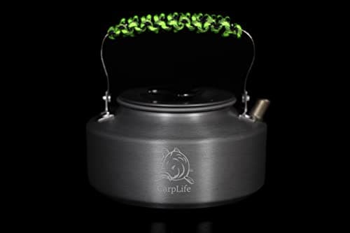 CarpLife Slim Kettle Hand Finished with Paracord Handle – Lightweight Travel Kettle Camp Coffee Pot for Fishing, Camping, Caravans on Outdoor Open Fires, Fire Pits, Gas Stove for Portable Coffee Tea — view 2
